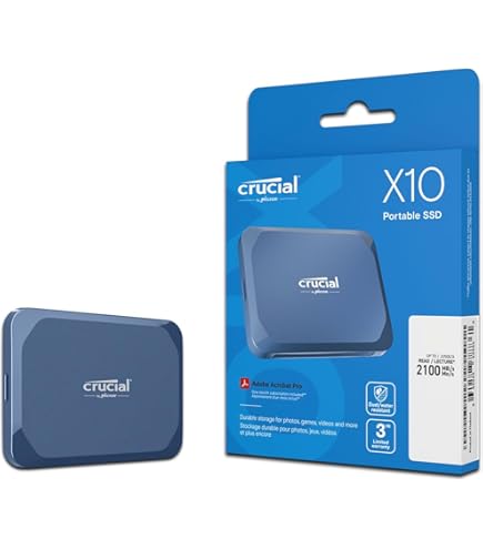 Amazon | Crucial X9 外付け SSD 1TB USB3.2 Gen2対応 最大読込